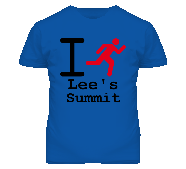 Lee's Summit Missouri I Run Green T Shirt