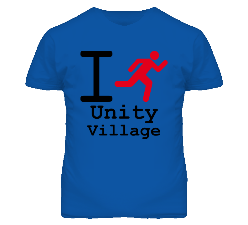 Unity Village Missouri I Run Green T Shirt