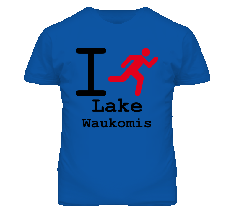 Lake Waukomis Missouri I Run Green T Shirt Lake Waukomis Missouri I Run Green T Shirt