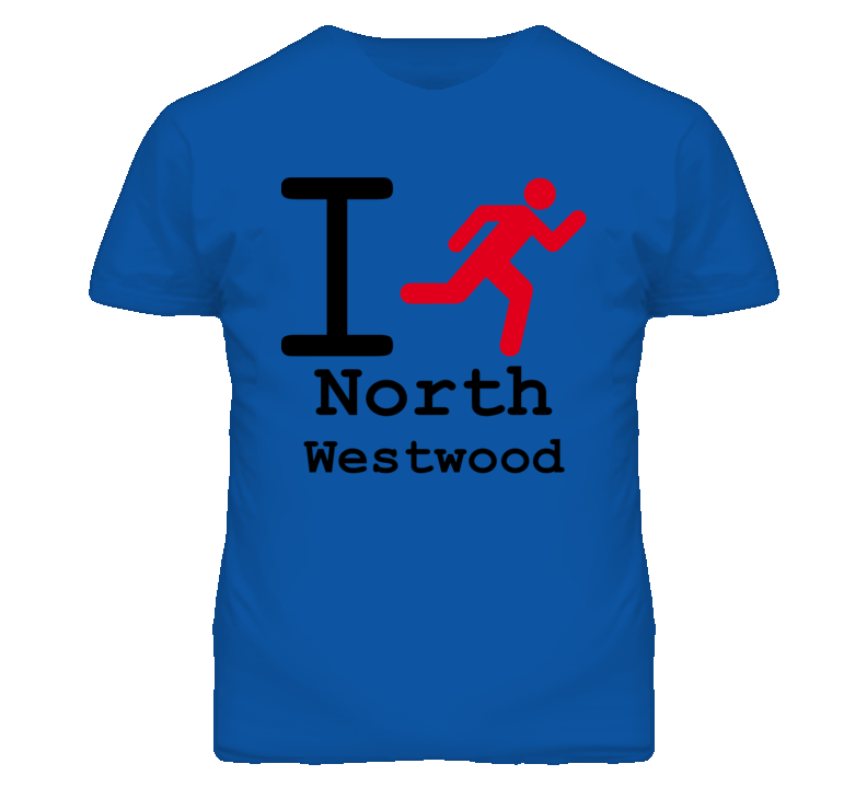 North Westwood Kansas I Run Green T Shirt