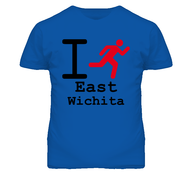 East Wichita Kansas I Run Green T Shirt East Wichita Kansas I Run Green T Shirt