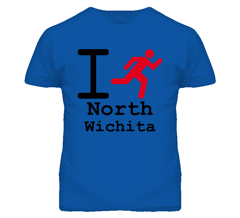 North Wichita Kansas I Run Green T Shirt North Wichita Kansas I Run Green T Shirt
