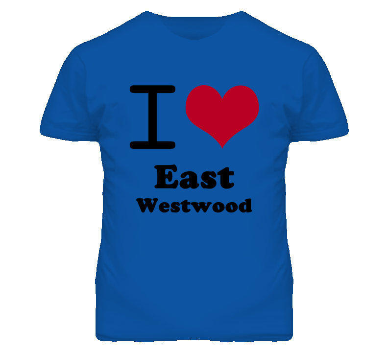 East Westwood Kansas I Heart Love Green T Shirt
