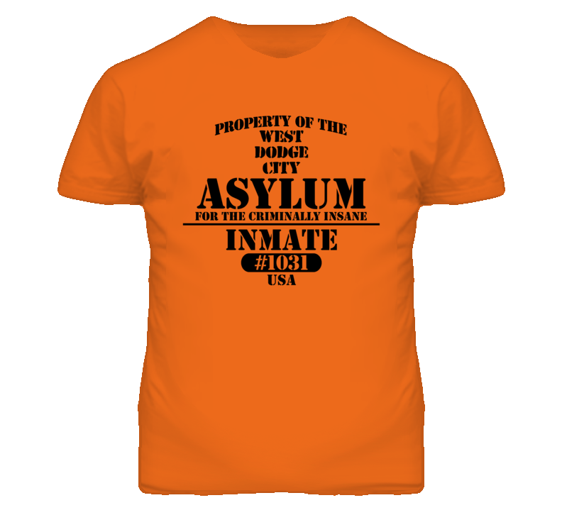 West Dodge City Kansas Insane Prison Halloween T Shirt West Dodge City Kansas Insane Prison Halloween T Shirt