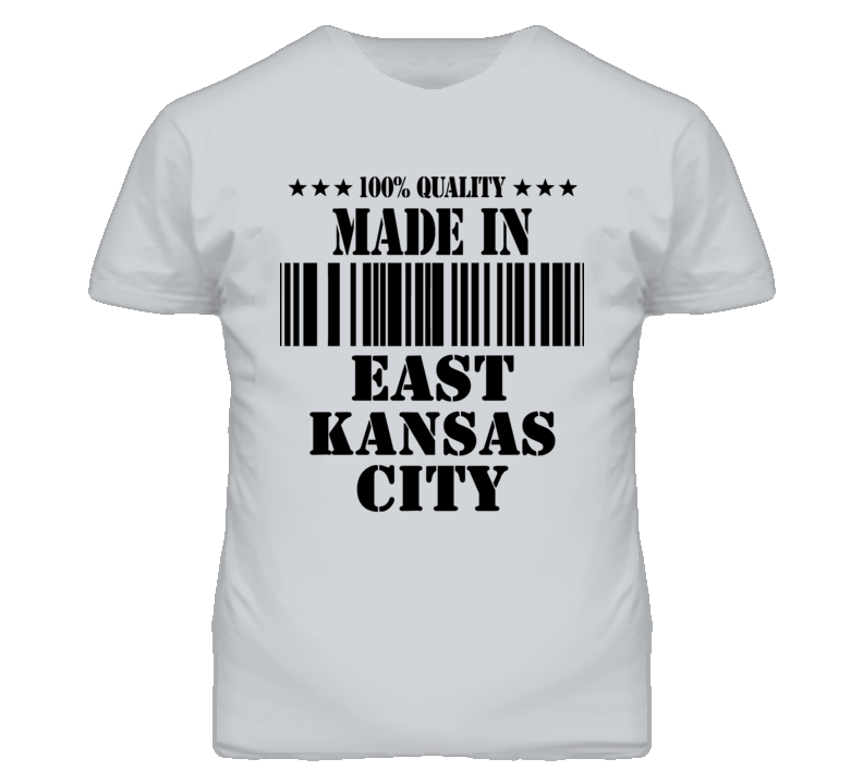 East Kansas City Kansas Made In Born Sport Grey T Shirt East Kansas City Kansas Made In Born Sport Grey T Shirt