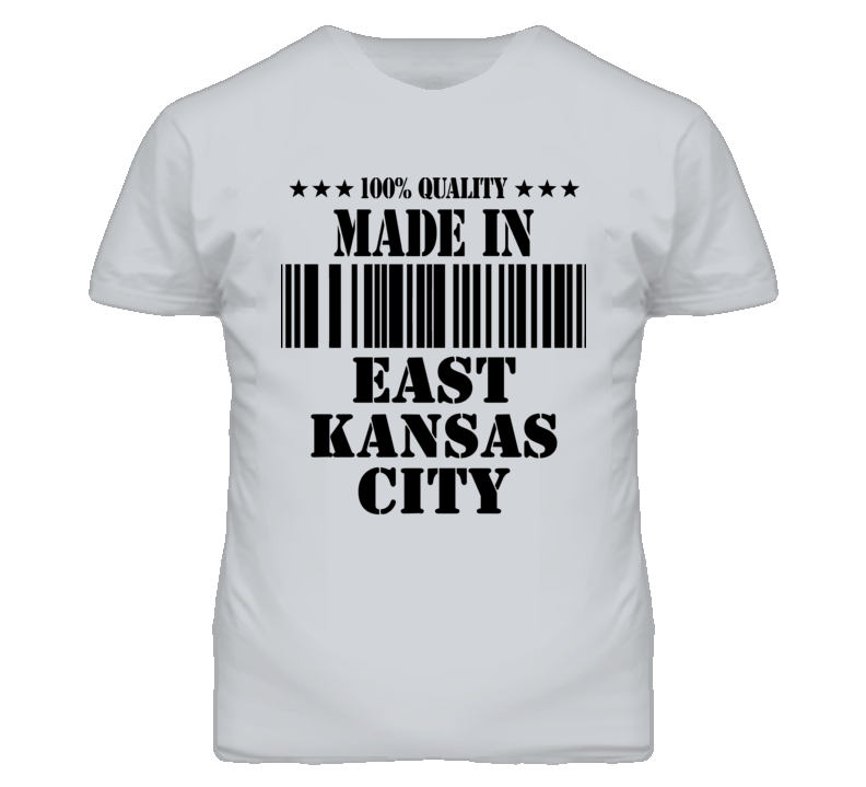 East Kansas City Kansas Made In Born Sport Grey T Shirt