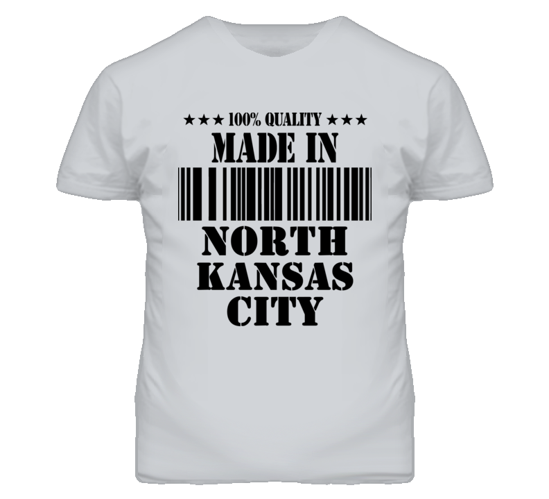 North Kansas City Kansas Made In Born Sport Grey T Shirt