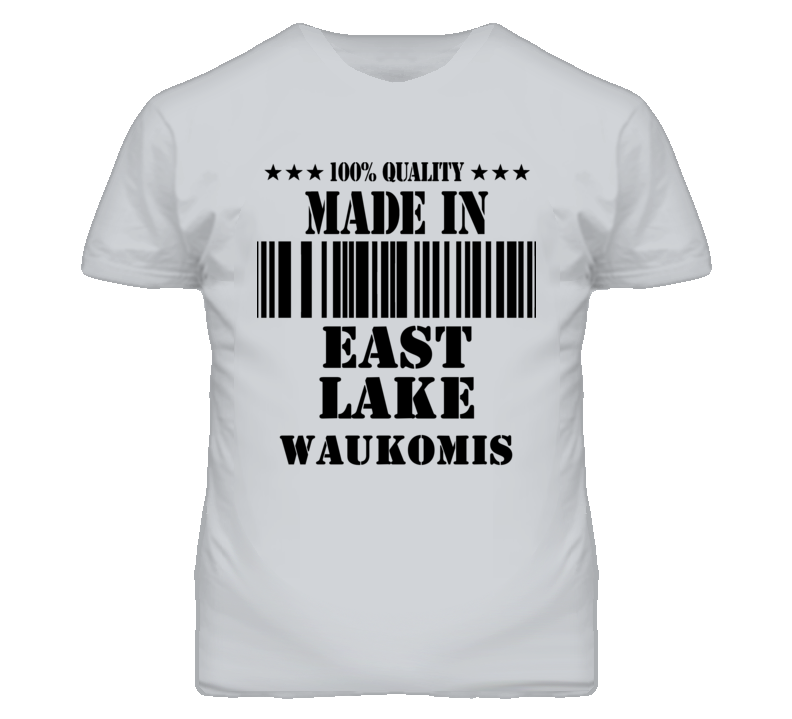 East Lake Waukomis Missouri Made In Born Sport Grey T Shirt East Lake Waukomis Missouri Made In Born Sport Grey T Shirt