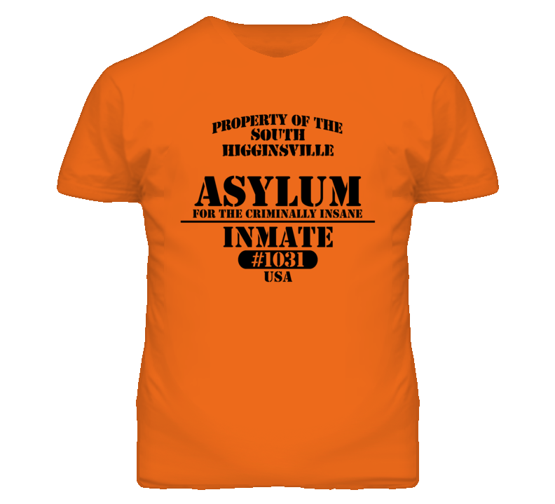 South Higginsville Missouri Insane Prison Halloween T Shirt South Higginsville Missouri Insane Prison Halloween T Shirt
