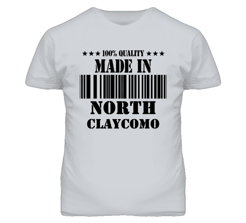 North Claycomo Missouri Made In Born Sport Grey T Shirt North Claycomo Missouri Made In Born Sport Grey T Shirt