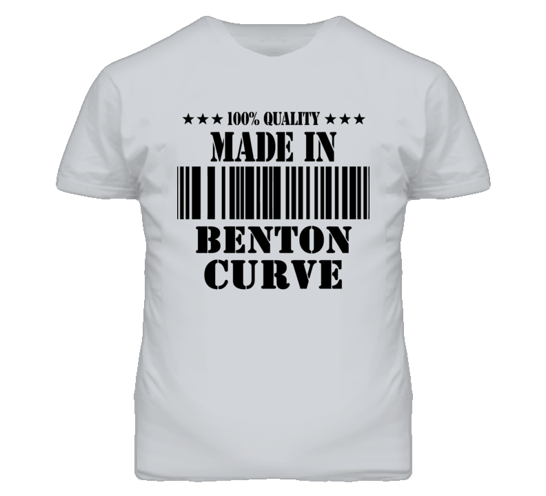 Benton Curve Kansas Made In Born Sport Grey T Shirt Benton Curve Kansas Made In Born Sport Grey T Shirt