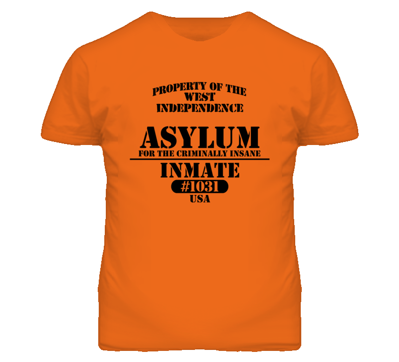 West Independence Missouri Insane Prison Halloween T Shirt West Independence Missouri Insane Prison Halloween T Shirt