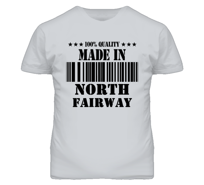 North Fairway Kansas Made In Born Sport Grey T Shirt North Fairway Kansas Made In Born Sport Grey T Shirt