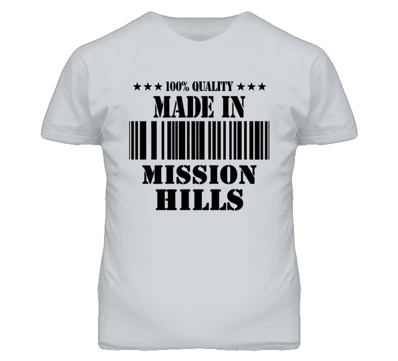 Mission Hills Kansas Made In Born Sport Grey T Shirt
