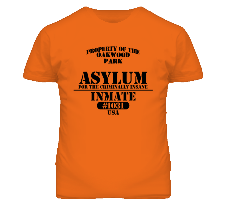 Oakwood Park Missouri Insane Prison Halloween T Shirt Oakwood Park Missouri Insane Prison Halloween T Shirt