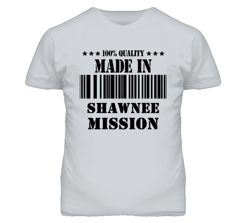 Shawnee Mission Kansas Made In Born Sport Grey T Shirt Shawnee Mission Kansas Made In Born Sport Grey T Shirt