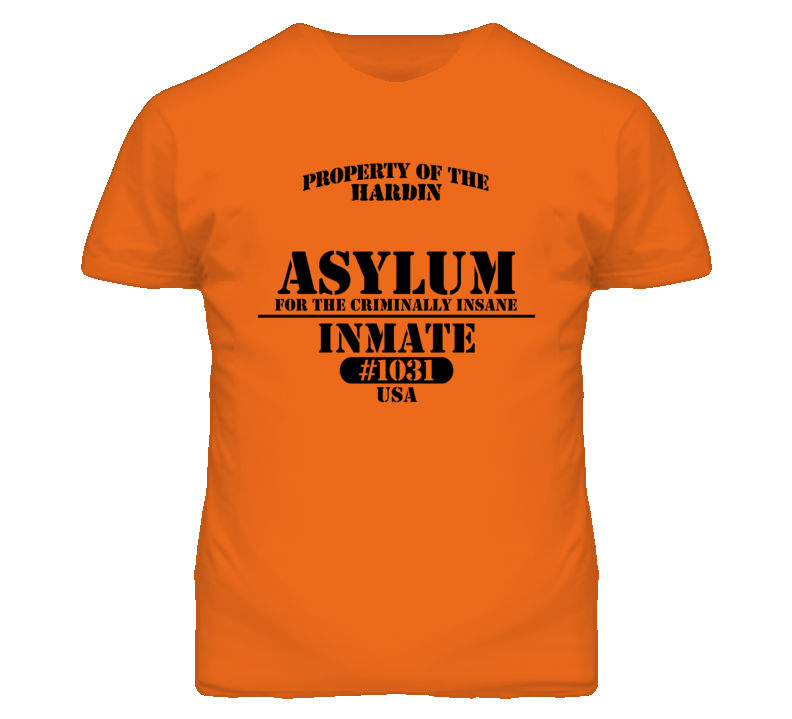 Hardin Missouri Insane Prison Halloween T Shirt Hardin Missouri Insane Prison Halloween T Shirt