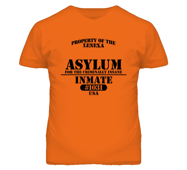 Lenexa Kansas Insane Prison Halloween T Shirt Lenexa Kansas Insane Prison Halloween T Shirt