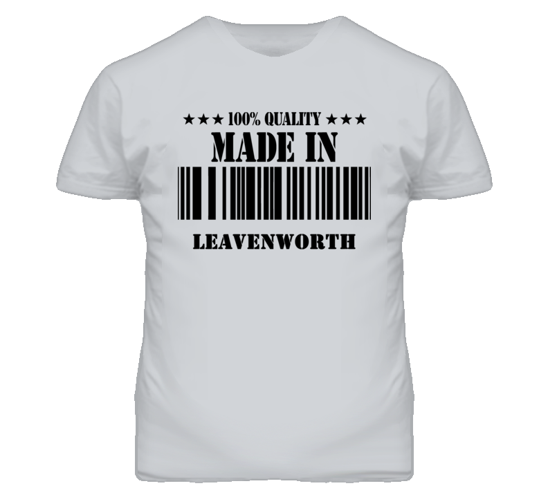 Leavenworth Kansas Made In Born Sport Grey T Shirt Leavenworth Kansas Made In Born Sport Grey T Shirt