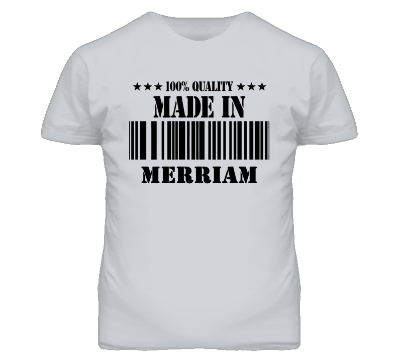Merriam Kansas Made In Born Sport Grey T Shirt Merriam Kansas Made In Born Sport Grey T Shirt