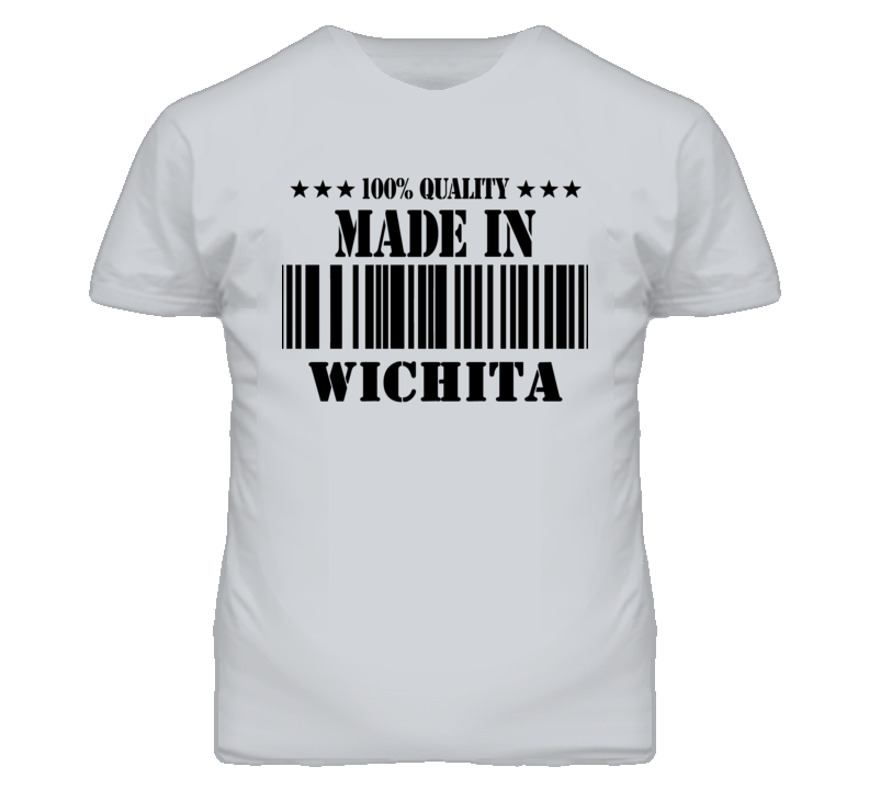 Wichita Kansas Made In Born Sport Grey T Shirt Wichita Kansas Made In Born Sport Grey T Shirt