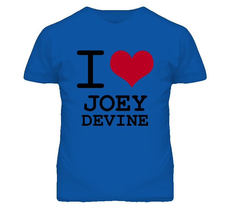 Joey Devine Kansas Sports I Love Heart T Shirt