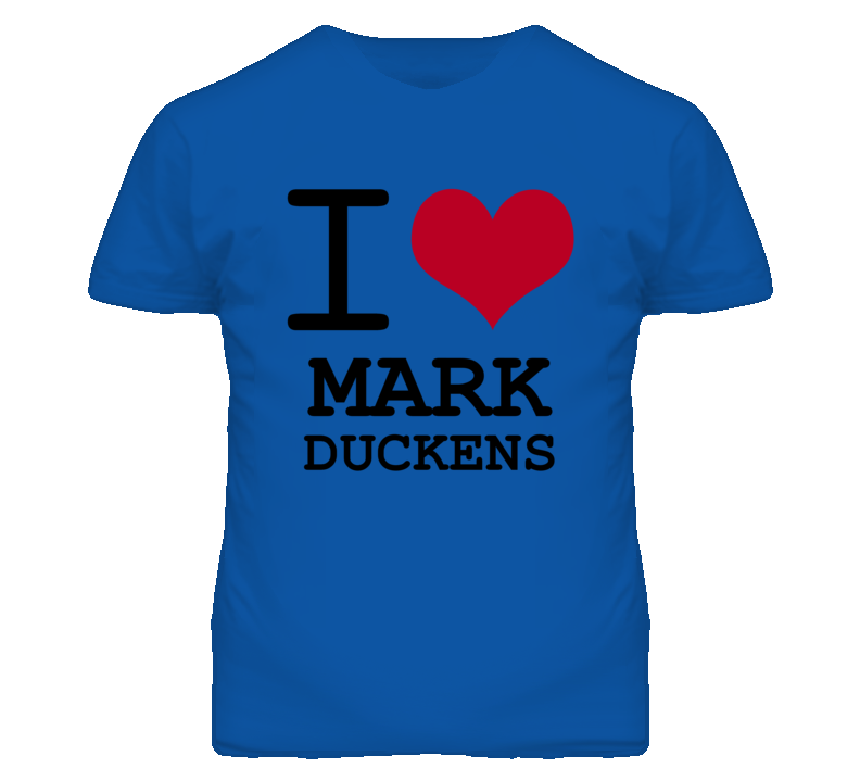 Mark Duckens Kansas Sports I Love Heart T Shirt