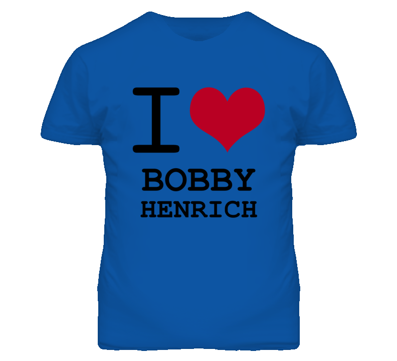 Bobby Henrich Kansas Sports I Love Heart T Shirt