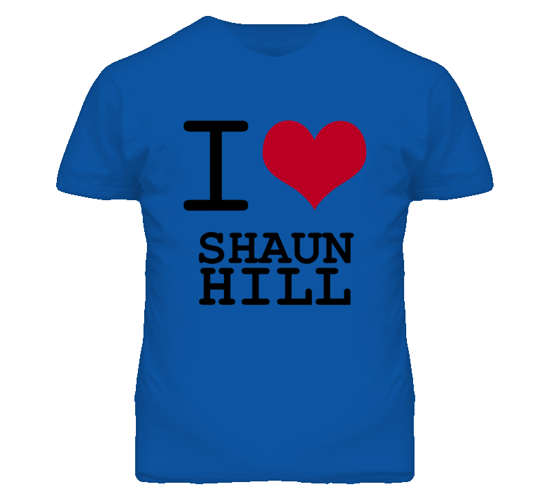 Shaun Hill Kansas Sports I Love Heart T Shirt