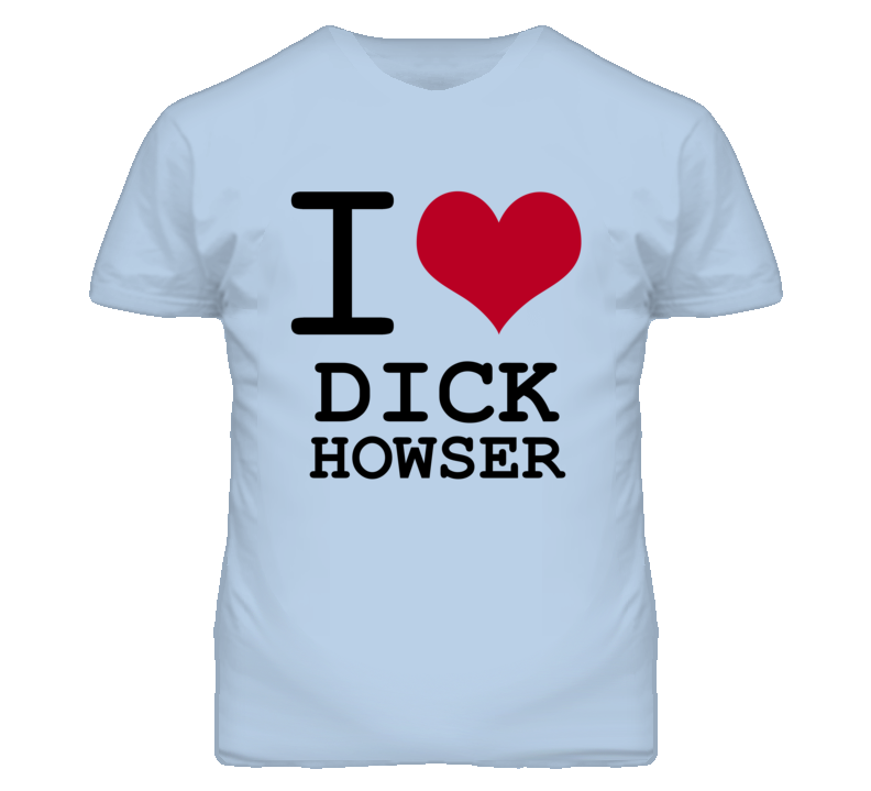 Dick Howser Kansas Sports I Love Heart T Shirt