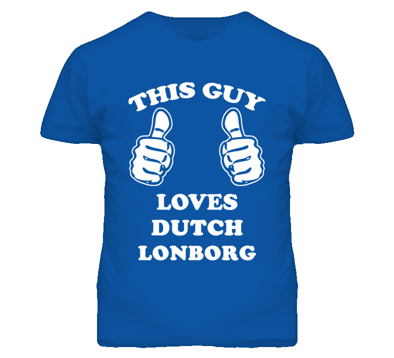 Dutch Lonborg Kansas Sports This Guy Loves T Shirt