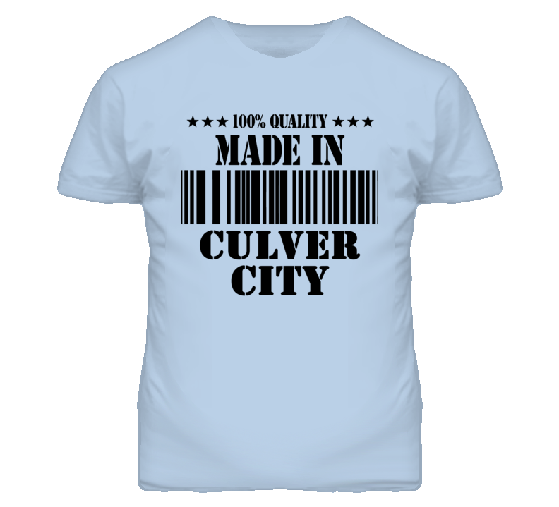Culver City Los Angeles California Made In Born T Shirt