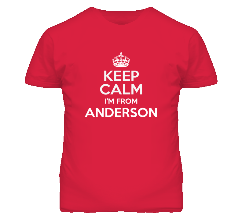 Anderson Shasta California Keep Calm Parody T Shirt