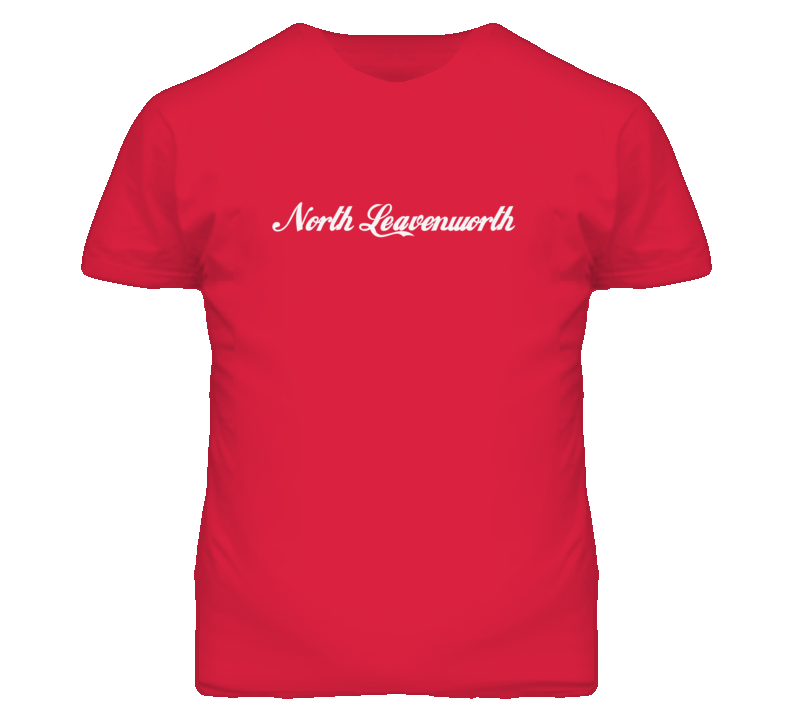 North Leavenworth Kansas Coca Loki Font T Shirt