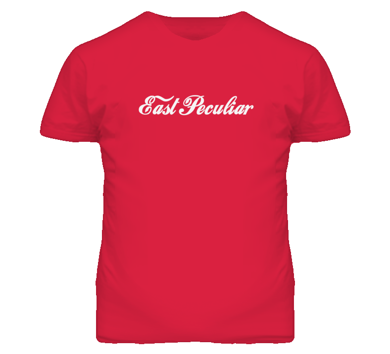 East Peculiar Missouri Coca Loki Font T Shirt