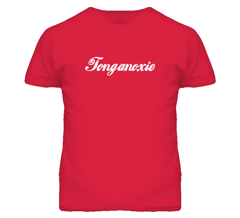 Tonganoxie Kansas Coca Loki Font T Shirt