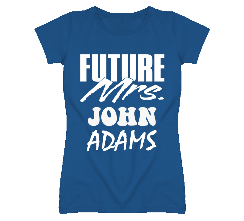 John Adams Kansas Sports I Love Heart T Shirt
