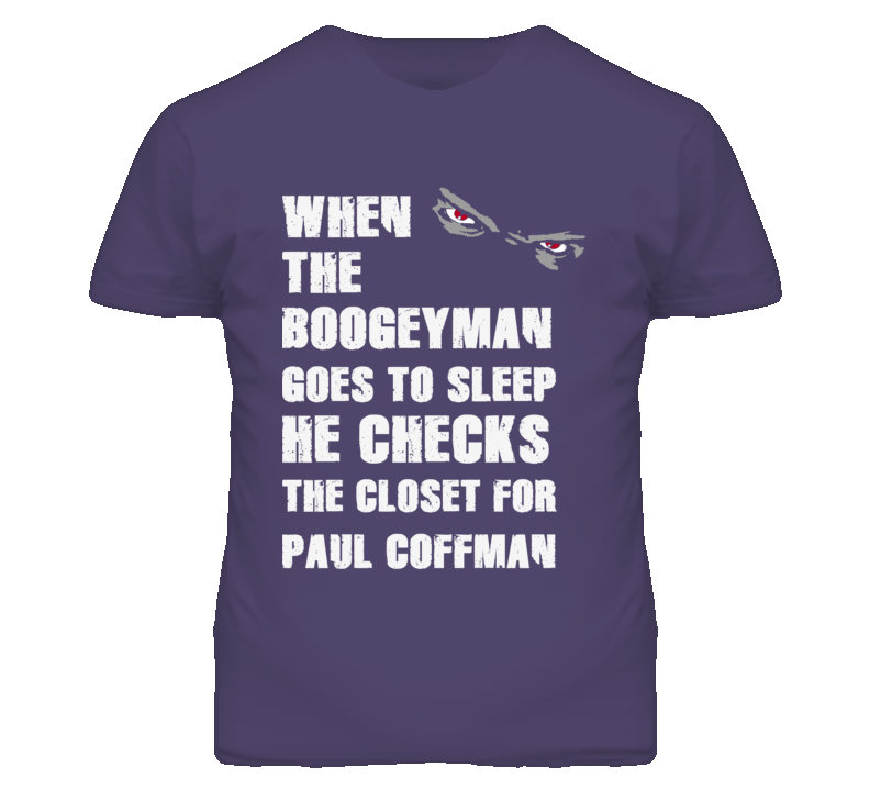Paul Coffman Kansas Sports Boogeyman Funny Fear T Shirt