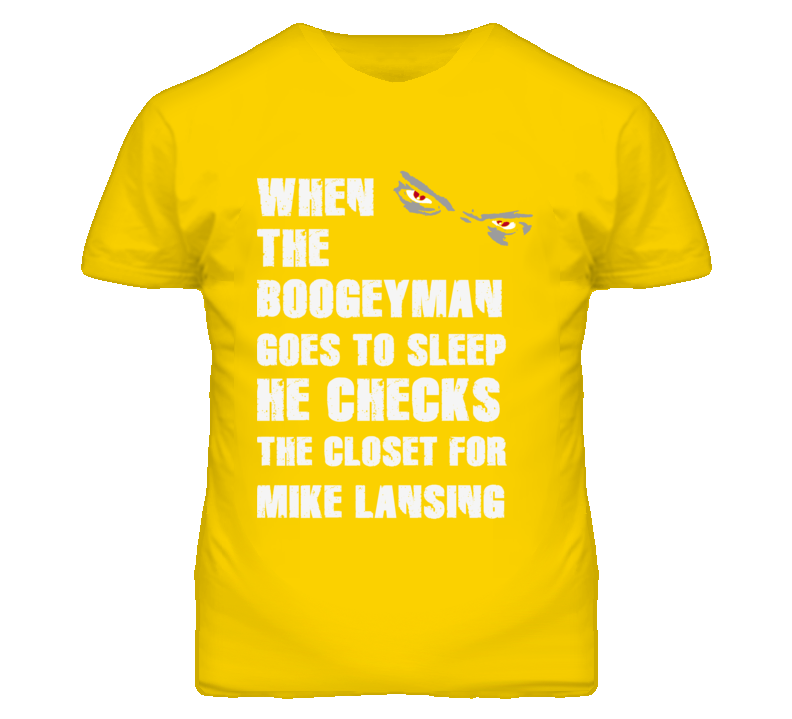 Mike Lansing Kansas Sports Boogeyman Funny Fear T Shirt