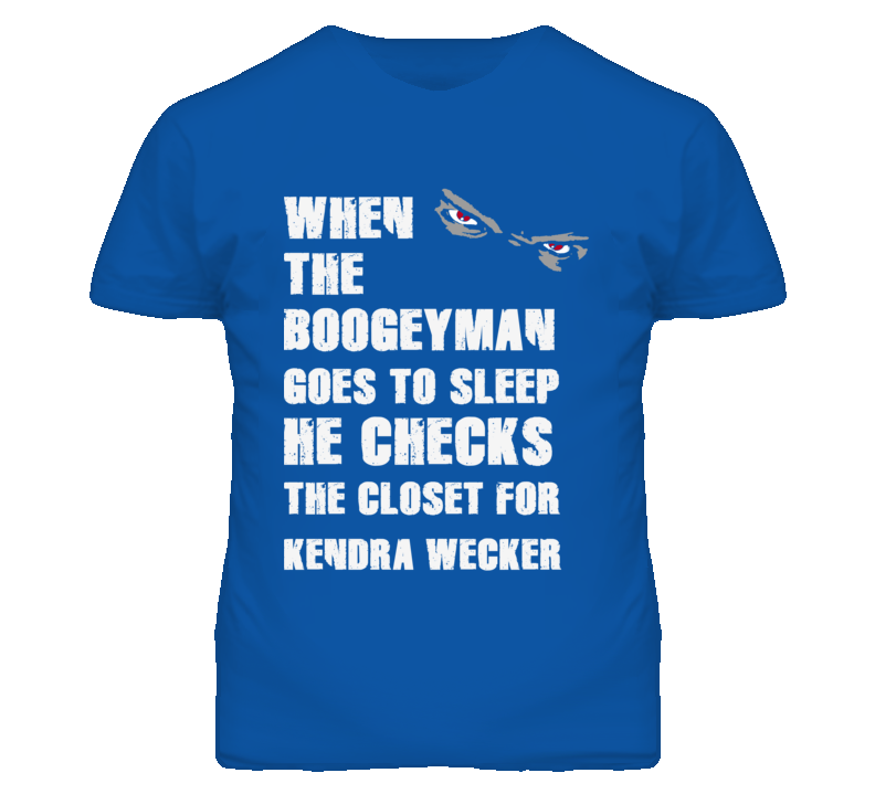 Kendra Wecker Kansas Sports Boogeyman Funny Fear T Shirt