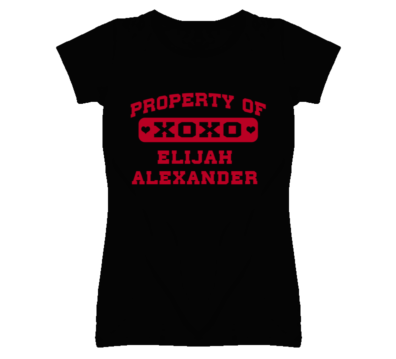 Elijah Alexander Kansas Sports Property Of Funny T Shirt