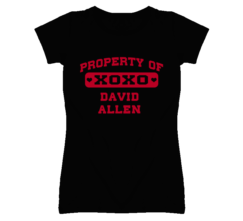 David Allen Kansas Sports Property Of Funny T Shirt