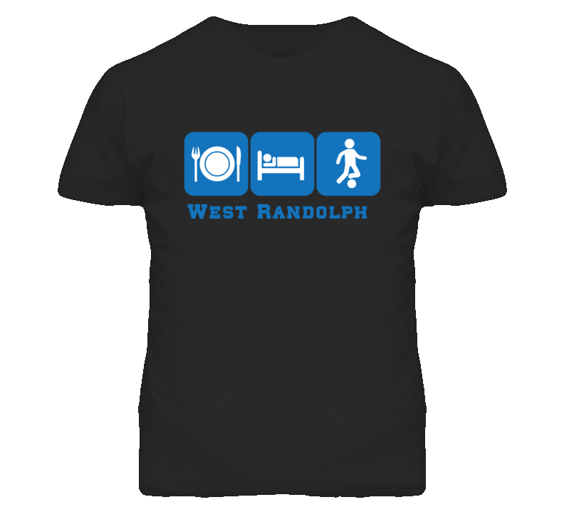 West Randolph Missouri Eat sleep Soccer T Shirt West Randolph Missouri Eat sleep Soccer T Shirt