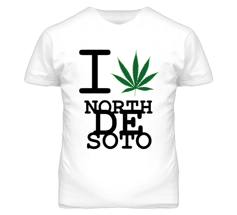 North De Soto Kansas I Heart Love Weed Marijuana Green T Shirt North De Soto Kansas I Heart Love Weed Marijuana Green T Shirt