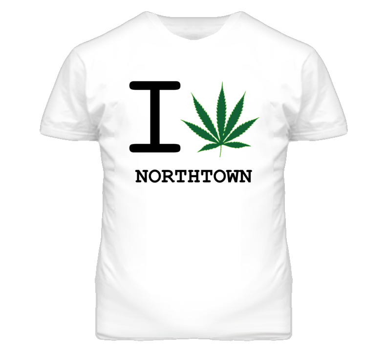 Northtown Kansas I Heart Love Weed Marijuana Green T Shirt Northtown Kansas I Heart Love Weed Marijuana Green T Shirt