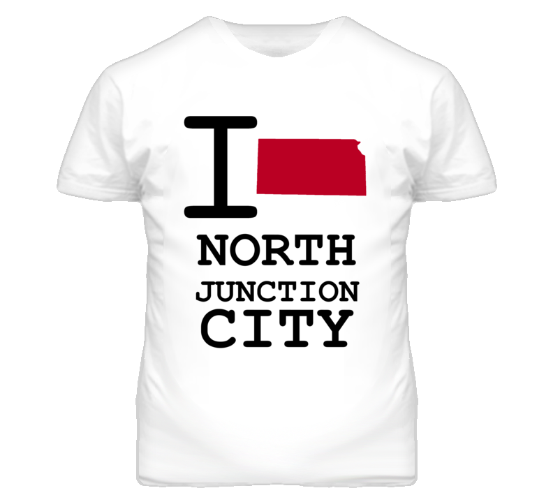 North Junction City Kansas I Heart Love State T Shirt North Junction City Kansas I Heart Love State T Shirt