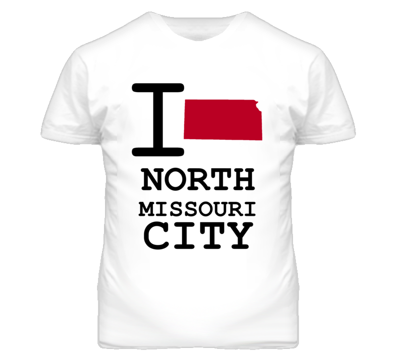 North Missouri City Missouri I Heart Love State T Shirt