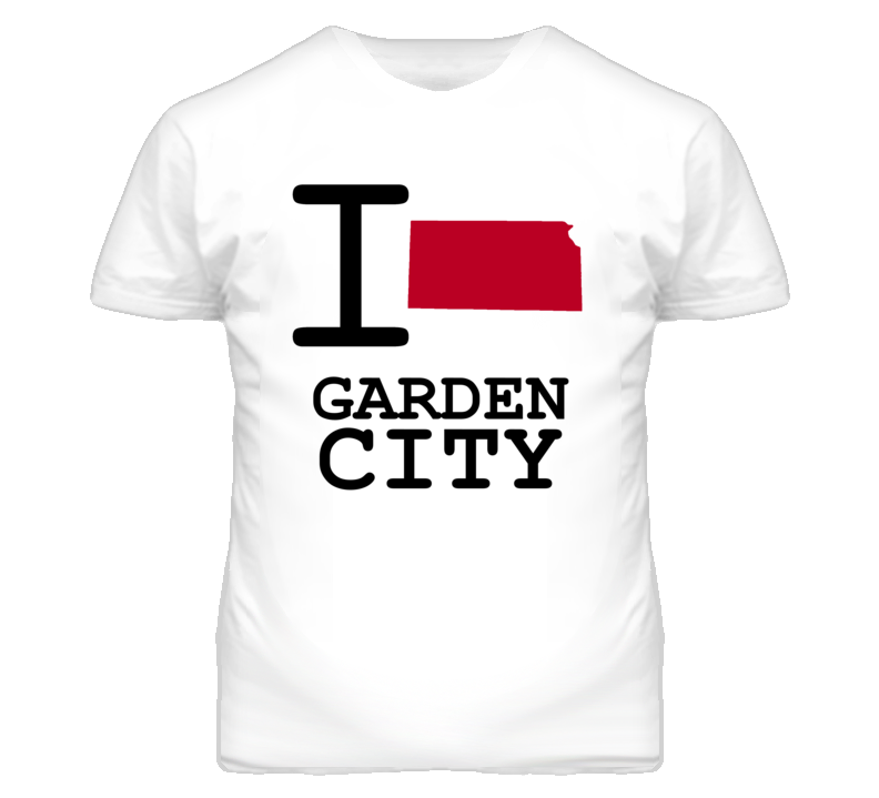 Garden City Kansas I Heart Love State T Shirt Garden City Kansas I Heart Love State T Shirt