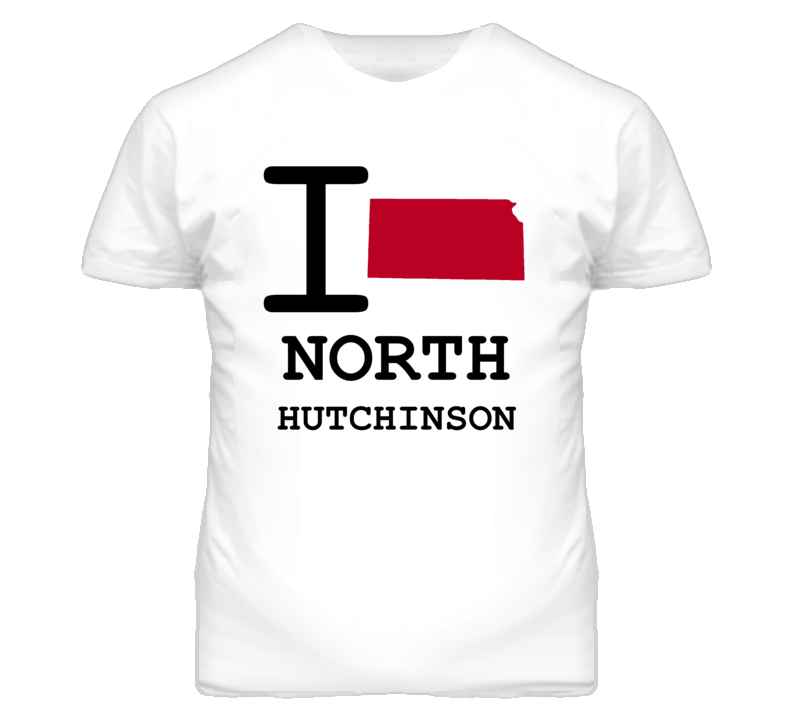 North Hutchinson Kansas I Heart Love State T Shirt North Hutchinson Kansas I Heart Love State T Shirt