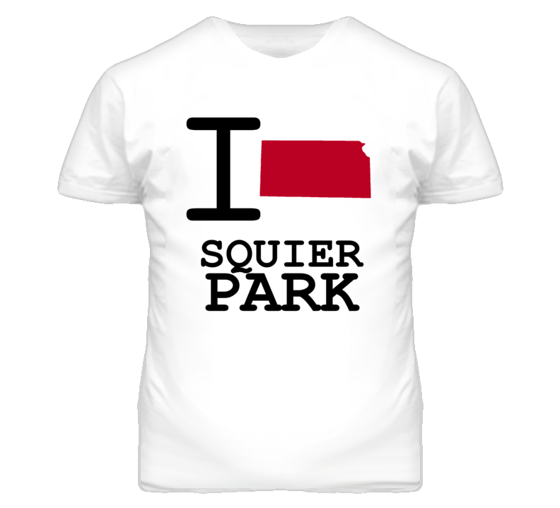 Squier Park Kansas I Heart Love State T Shirt